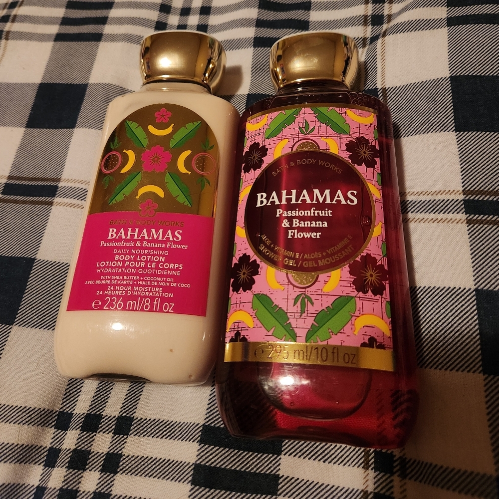 Bath & Body Works Bahamas Passionfruit & Banana Flower Duo